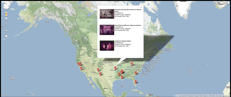 CS Fine Arts Center Interactive Google Map