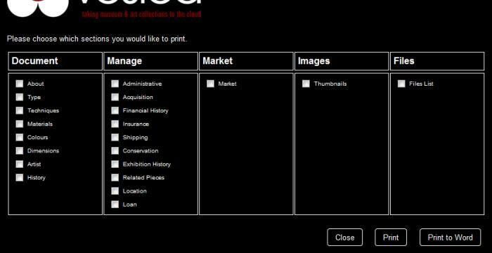 Report Printing Options